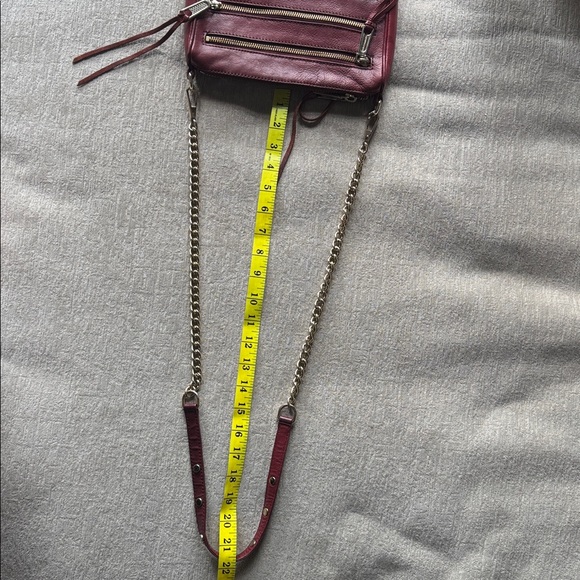 Rebecca Minkoff Red Crossbody Chain Purse Bag - Picture 13 of 13